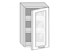 19.50.3 Шкаф настенный (h=913) на 500мм с 1-ой стекл. дверцей в Верхней Пышме - verhnyaya-pyshma.magazin-mebel74.ru | фото