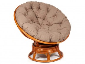 Кресло-качалка Papasan w 23/01 B с подушкой Cognac, экошерсть Коричневый в Верхней Пышме - verhnyaya-pyshma.magazin-mebel74.ru | фото