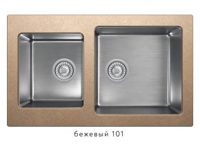 Мойка комбинированная Tolero twist TTS-840 Бежевый 101 в Верхней Пышме - verhnyaya-pyshma.magazin-mebel74.ru | фото