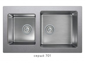 Мойка комбинированная Tolero twist TTS-840 Серый 701 в Верхней Пышме - verhnyaya-pyshma.magazin-mebel74.ru | фото