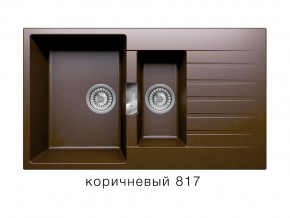 Мойка кварцевая Tolero Loft TL-860 Коричневый 817 в Верхней Пышме - verhnyaya-pyshma.magazin-mebel74.ru | фото