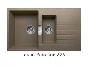 Мойка кварцевая Tolero Loft TL-860 Темно-бежевый 823 в Верхней Пышме - verhnyaya-pyshma.magazin-mebel74.ru | фото