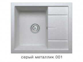 Мойка кварцевая Tolero R-107 Серый металлик 001 в Верхней Пышме - verhnyaya-pyshma.magazin-mebel74.ru | фото