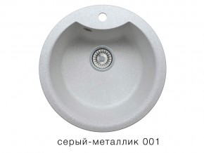 Мойка кварцевая Tolero R-108E Серый металлик 001 в Верхней Пышме - verhnyaya-pyshma.magazin-mebel74.ru | фото