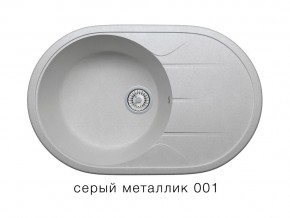 Мойка кварцевая Tolero R-116 Серый металлик 001 в Верхней Пышме - verhnyaya-pyshma.magazin-mebel74.ru | фото