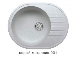 Мойка кварцевая Tolero R-122 Серый металлик 001 в Верхней Пышме - verhnyaya-pyshma.magazin-mebel74.ru | фото