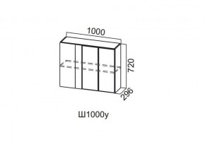 Ш1000у/720 Шкаф навесной 1000/720 (угловой) в Верхней Пышме - verhnyaya-pyshma.magazin-mebel74.ru | фото