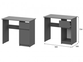 Стол письменный 900 Денвер Графит серый в Верхней Пышме - verhnyaya-pyshma.magazin-mebel74.ru | фото
