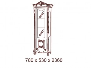 Витрина 1- дверная (правая/левая) 07.321 в Верхней Пышме - verhnyaya-pyshma.magazin-mebel74.ru | фото